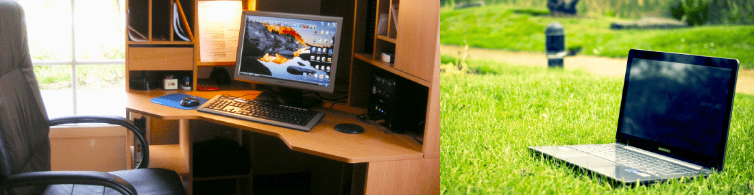 Pöytätietokone ja kannettava tietokone